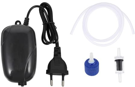 VICASKY Aquarienpumpe Mini Sauerstoffbelüfter Für Aquarien Langlebige Luftpumpe Sauerstoffpumpe Für Aquarien Geringer Stromverbrauch Eu-stecker