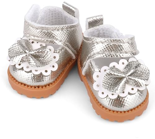 Mikovivi Cute Mini Shoes for Doll, Doll Shoes Accessories Stylish Outfit Clothes for 5.9in & 6.7in Dolls