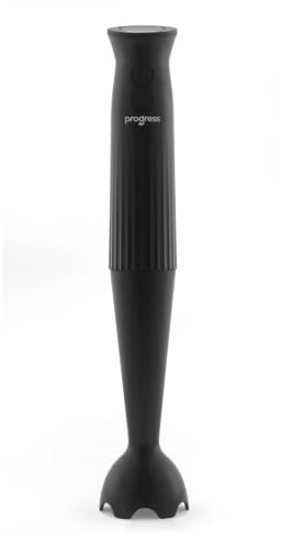 Progress Echo Hand Blender, 250W, 2 Speed Settings, 600ml Beaker | Detachable stainless-steel blade, easy clean design, ergonomic grip, compact storage, for soups smoothies sauces purees