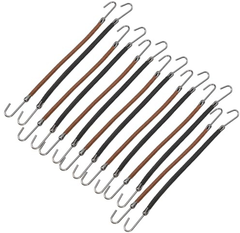 Ganchos para Coletas de Mujer 20 Piezas, Soporte para Peinados | Hierro, Poliéster y Rubber Wire, Aptos para Cabello Largo y Grueso, Formato 20piezas