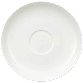Villeroy & Boch Royal Piattino per Tazza da Caffèlatte, Porcellana Premium Bone, Bianco, 180 mm