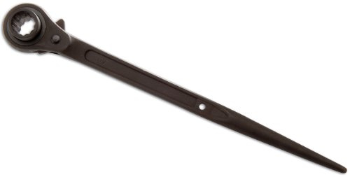 Laser 0176 Ratchet Podger Spanner 19mm X 24mm, Black,chrome