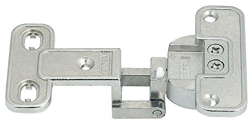 Gedotec Schank-Scharnier Aximat 200A 2D Türscharnier Eckanschlag Möbelscharnier zum Schrauben | Scharnier mit Öffnungswinkel 230° | MADE IN GERMANY | 1 Stück - Weitwinkelscharnier für Möbel-Türen