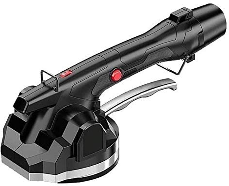 Vibratore elettrico senza fili a 6 velocità piastrellista, tampone automatico 12V / martello in gomma | Assorbimento massimo di 100 kg | Pavimenti e piastrelle (Colore: 1x batteria)