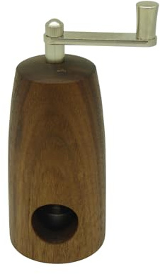 Holz Muskatmühlen Unikate handgemacht aus Edelhölzern | handgedrechselt | kleine Ausführung | manuell | tolle Geschenkidee (Nussbaum 1)