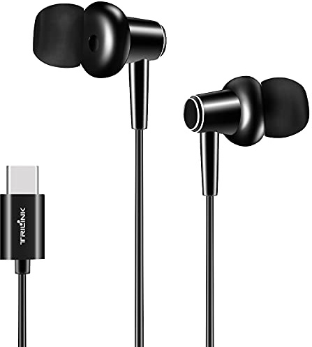 USB Typ C Kopfhörer, In-Ear Ohrhörer Kompatibel mit Xiaomi 12/11T Pro,10 10Pro, mi 9, mi 8, 8 se, CC9 Pro, Mix 4, Mix2, Mix2s, Redmi K40/K30/Pro, Note 8t/8/8 Pro/8A, mit Mikrofon und Lautstärkeregler