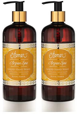 Ottoman Argan Spa Flüssigseife, Royal Amber, 2er Pack (2x 400 ml)