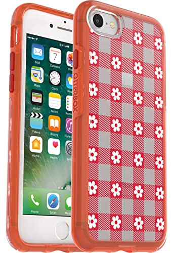 OtterBox Symmetry Clear Case for iPhone 7/8/SE 2nd Gen/SE 3rd Gen, Shockproof, Drop proof, Protective Thin Case, 3x Tested to Military Standard, Picnic Daisy