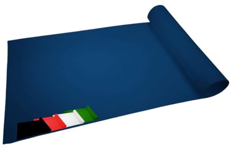 MadeInNature - Tappeto passaggio, lunghezza a scelta, tappeto rosso di cannes, bianco, grigio, nero, giallo, blu, verde - moquette, tappeto matrimonio, compleanno, … (blu 1x5m)