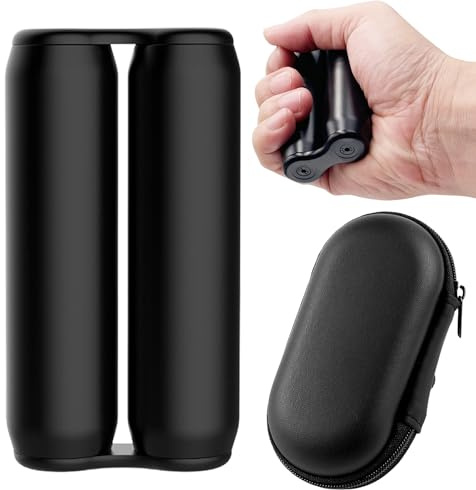 Handhållen fidgetleksak för vuxna, Palm Roller, Fidget Roller, hjälper till att lindra stress, ångest, spänningar (svart)