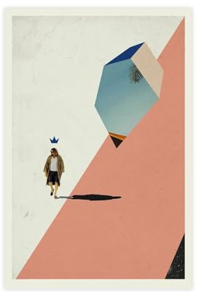 Filmposter The Big Lebowski, Leinwand-Poster, Wandkunst, Dekor, Bild, Gemälde für Wohnzimmer, Schlafzimmer, Dekoration, ungerahmt, 50 x 75 cm