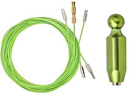 Tiardey Herramienta de enrutamiento de Cables internos de Bicicleta, Kit de enrutamiento de Cables internos, Kit Interno de instalación de Ciclismo(Verde)