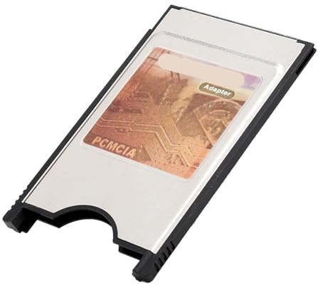 PCMCIA Card Reader, Compact Flash Adapter, CompactFlash PC Card Reader, Plug and Play, Memory Card Reader | PCMCIA to CF Adapter, Plug and Play, Stainless Steel Housing, PC Card Slot Compatible