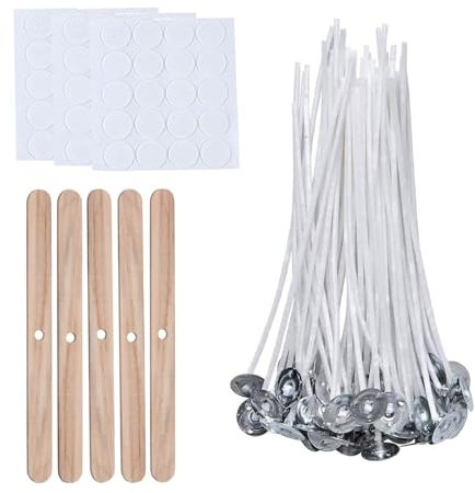 100 Stück Kerzendochte für Kerzen 10cm Cotton Candle Wick Dochte für Kerzen für Die Kerzenherstellung Kerzen DIY Küchen Beleuchten