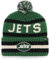 '47 NFL New York Jets Unisex Bering Bobble Winter Hat, Team Logo, Farbe Eden Grun