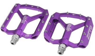 A ABSOPRO 1 Paar Anti-Rutsch Pedale Plattform Flache Fahrradpedale 9/16 Lila Artikelaustausch