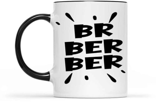 Coffee Mug Beer Lovers, Man Pushing Shopping Cart with Beer Boxes, Tea Cup Coloured Ceramic Cup Premium Personalised Mug for Anyone Teacher Office 330ML