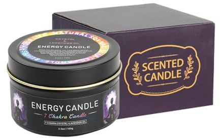 Magnifique bougie de purification d'énergie de sauge blanche, à la lavande avec huiles essentielles, cire de soja naturelle pour purifier l'énergie négative dans la maison, bougie d'énergie positive,