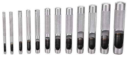 Perforadora, Perforadora Hueca de 12 Piezas de 3 a 16 Mm, Resistente para Correa de Reloj