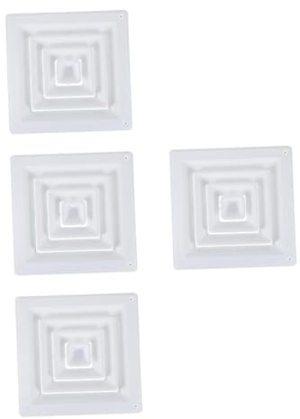 OSALADI 4pcs Vent Covers for Home Ceiling Floor Vent Covers Baseboard Register Drop Ceiling Tiles