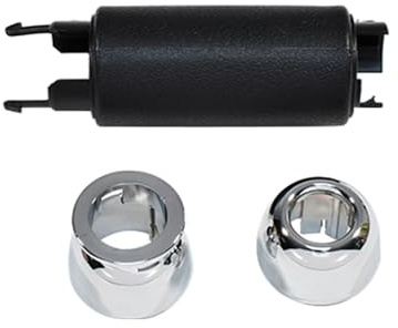 CANJPTON Mango de freno de estacionamiento negro cromado compatible con Mini Cooper R50 R52 R53 R56 R57 R58 R59 Palanca de freno de mano de repuesto 34406774436
