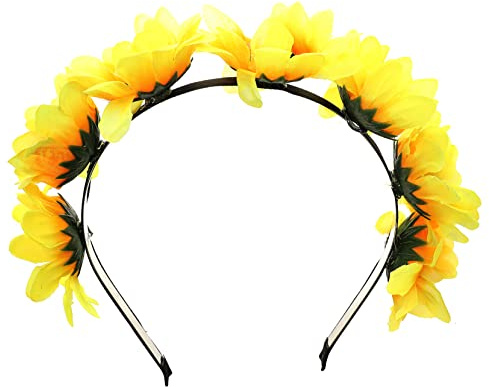 NIYANGLE Hawaiianisches Blumenstirnband Haarreif Mit Blumengirlande Für Festivals Hochzeiten Partys Cosplay Zubehör