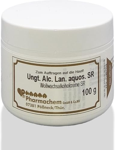 Unguentum Alcoholum Lanae aquosum SR – Wollwachsalkoholcreme SR 100 g – Pflegecreme für trockene Haut