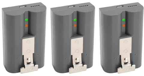 RASTKY Batterie au Lithium Rechargeable Haute capacité 8000 MAh pour Caméra de Sonnette 2 3 3plus 4, Batterie de Remplacement Améliorée pour Caméra Spot, pour Stick Up, Adaptée pour Une Surveillance