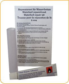 STRICKERCHEMIE REPARATURSET KLEIN ZUM FLICKEN VON LECKSTELLEN FÜR WASSERBETTEN STRICKER