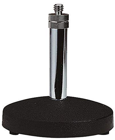 Soundlab Cast Iron + Chrome Desk Mic Stand
