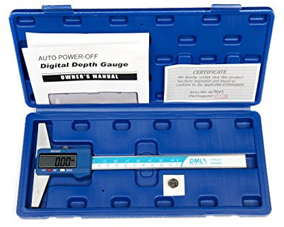 DML 150mm 6 Inch Digital Depth Gauge Stainless Steel 12 Months Warranty