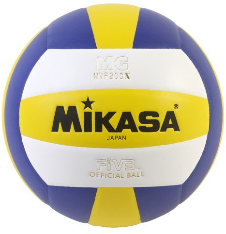 Mikasa MVP200X Volleyball aus Mikrofaser-Verbundstoff (offizielle Größe)