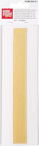 KnorrPrandell 8306060 Wachs - Perlstreifen, 20 cm, Gold