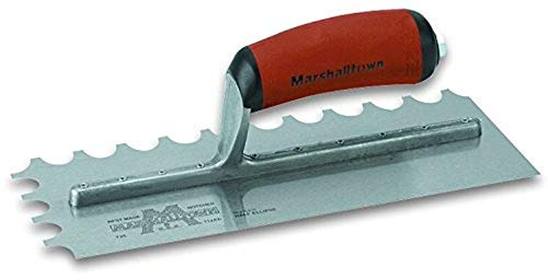 Flooring & Tiling Notched Trowel Ellipse 7/16 X 3/8 X 1/4