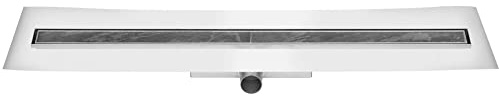 ESS Duschrinne Easy Drain Compact 30 FF Fliese 70 cm befliesbar edelstahl Komplettset flach