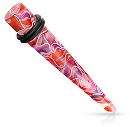 Tapsi´s Coolbodyart® Dehn Stab Expander Acryl Kunststoff PInk Lila 10mm