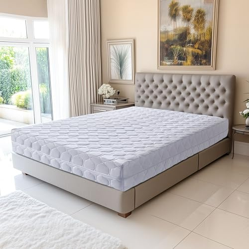 Matratze 80x190 mit Naturlatex Speziell für angelenkten Untermatratzen 80 Kg/m3 abnehmbar - 21 cm - Flexible Unterstützung Natural