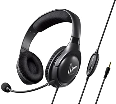 CREATIVE Sound Blaster Blaze V2 Cuffie da gaming over-ear con microfono staccabile e cancellazione del rumore, controllo volume e disattivazione microfono per PC/Mac/console