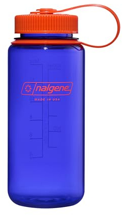 Nalgene Wasserflasche – Leichte Sustain Tritan BPA-freie, bruchsichere Flasche für Rucksackreisen, Wandern, Fitnessstudio, 473 ml, breite Öffnung, Immergrün, 16 oz