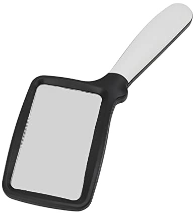 Lupa con Luz, Plegable de Mano 3X Lupa Iluminada Rectángulo Grande con LED Regulable para Lectura de Personas Mayores, Lupa de Lectura Regalos para Personas Mayores Abuelo