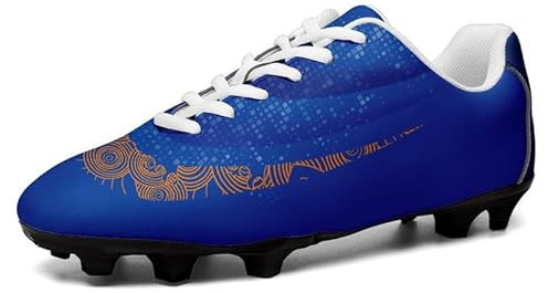 Botas de fútbol con tacos y pinchos, zapatos de fútbol de césped artificial, tenis deportivos unisex para adolescentes, Tacos de fútbol 11, 39 2/3 EU