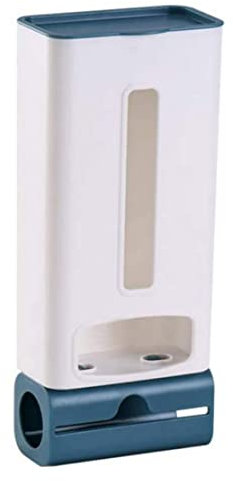 Hperu Soporte de la Bolsa de Basura de Pared Soporte para Basura dispensador de la Pared de la Pared Soporte de Bolsas de Basura de comestibles Caja de Almacenamiento de Bolsas de plástico