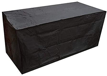 Abdeckung für Terrassenmöbel, wasserdicht, 420D Oxford, rechteckig, 90 x 90 x 40 cm, winddichter Schutz für Gartentisch, UV-beständig und staubdicht