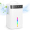Ambesty Deumidificatore Casa,2.6L litri serbatoio,Elettrico Anti Muffa deumidificatore Ultra Silenzioso,Ridurre l'umidità,Autospegnimento,Luce 7Colori,deumidificatore portatile,Armadio,Camera,Bagno