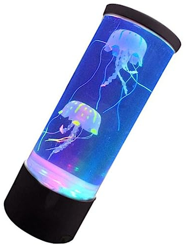 UKCOCO Quallenlampe Quallen Aquarium Stimmungslicht Deko Licht Tischlampe Led Schwammlicht Nachtlampe Für Wohnzimmer Schlafzimmer Büro