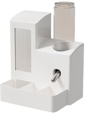 Bebedero Hámster | Dispensador de Alimento para Roedores,Desmontable para Ardilla Cobaya Hámster Conejo Interior Exterior Sala Dormitorio