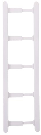 FONDOTIN Support Mural Adhésif pour Capsules de Café Porte Dosettes Vertical Plastique pour Rangement Sous Meuble Organiseur Pratique pour Capsules de Cafetière Adapté Cuisine et Bureau