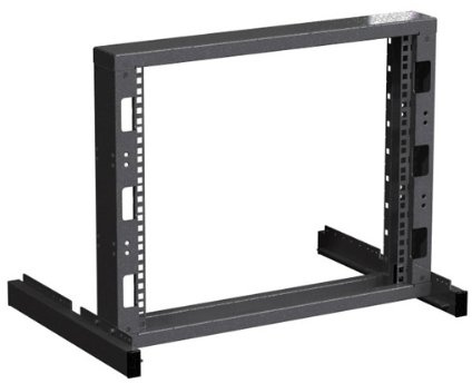 9U 482,6 mm (19) Rack Stand - Nero - Per pesanti attrezzature rack da 482,6 mm (19)