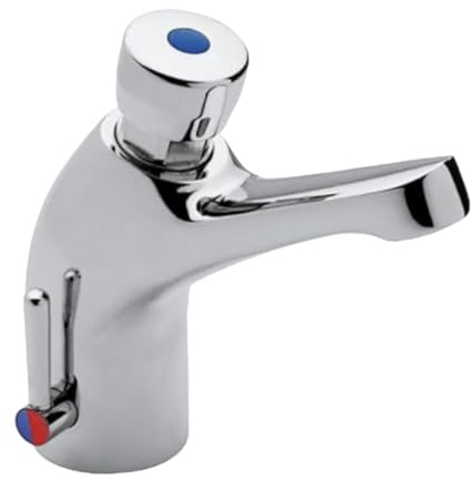 BAGNOCLIC - Mezclador con botón pulsador temporizado, para lavabo