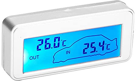 Thermomètre de Voiture à écran LCD 12 V – Compteur de Température Intérieure et Extérieure
